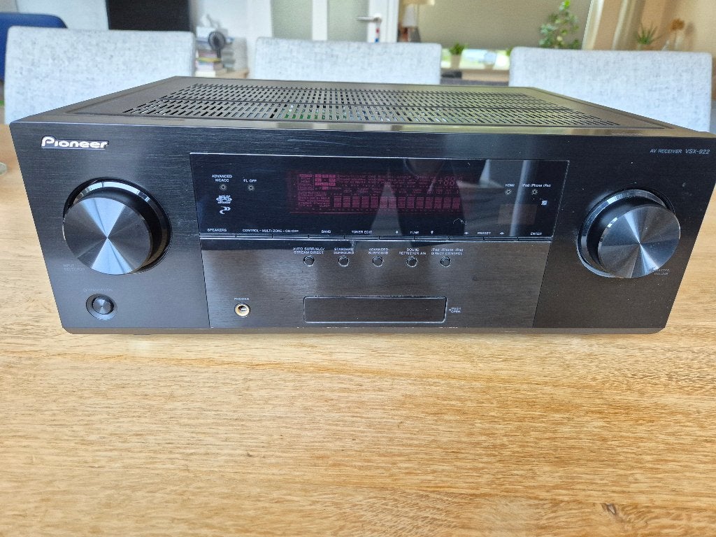 Pioneer VSX-922 A/V receiver, Ophalen, Pioneer, 120 watt of meer, Gebruikt