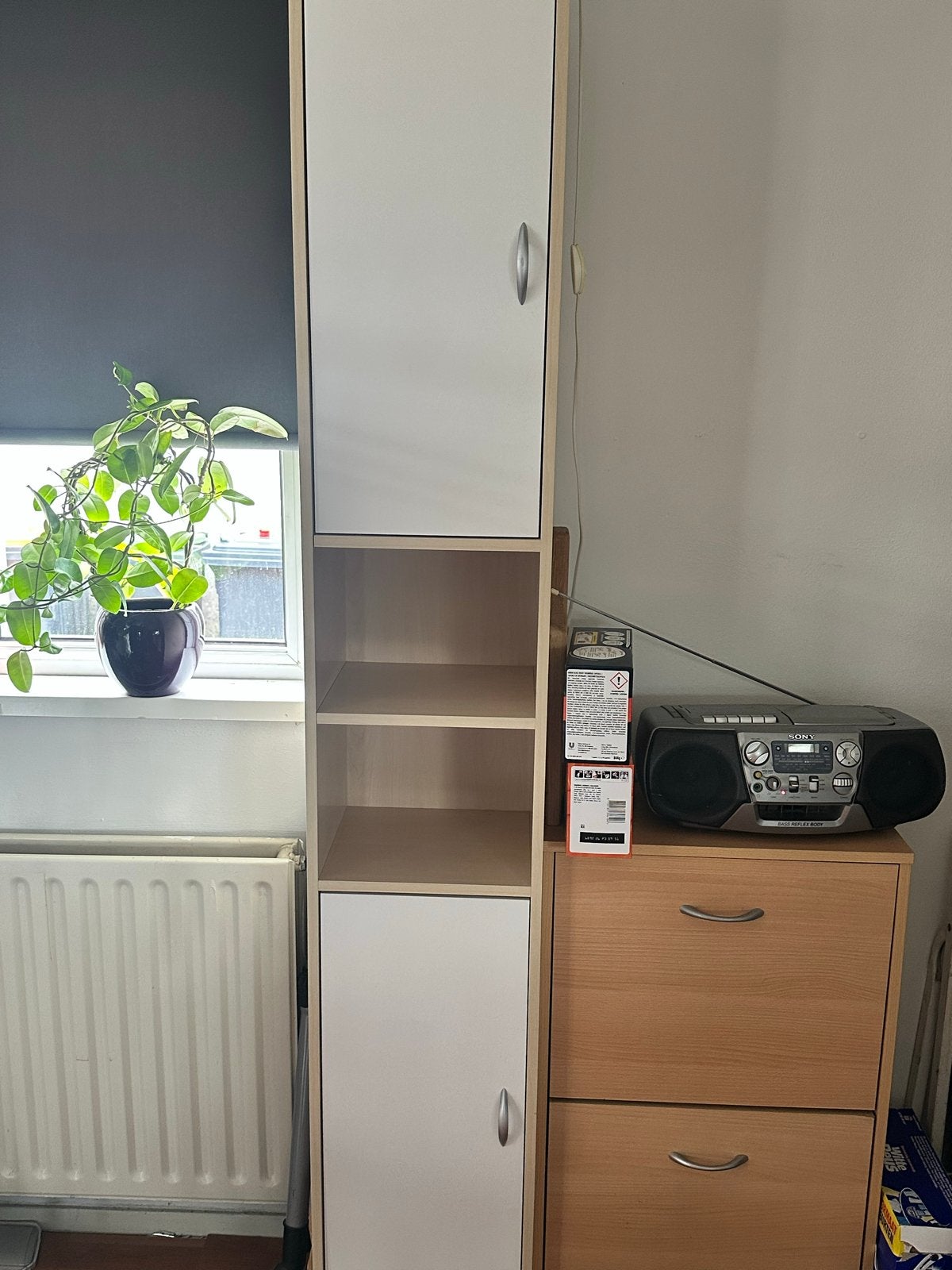 Hoge en lage badkamer kast, Huis en Inrichting, Badkamer | Badkamermeubels, Ophalen, Gebruikt, 25 tot 50 cm, (Half)hoge kast