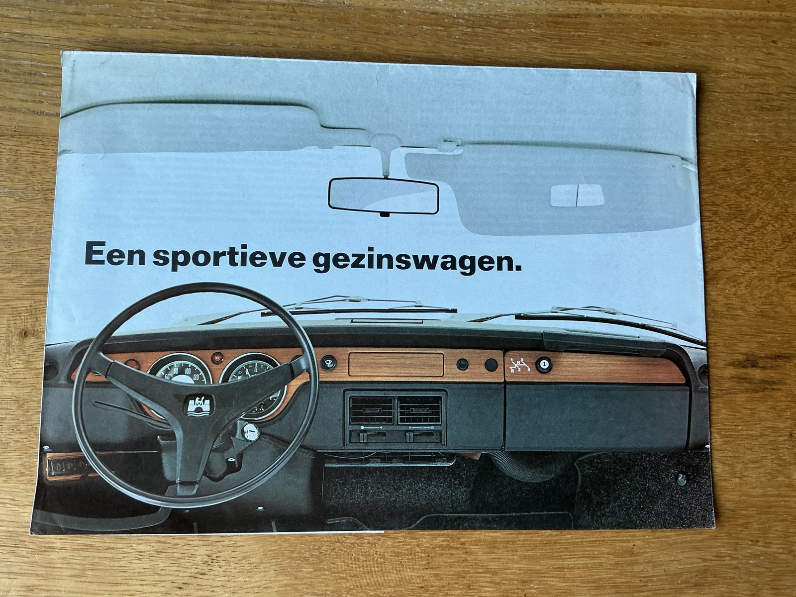 Originele VW 411 Folder - Augustus 1968, Ophalen of Verzenden, Zo goed als nieuw