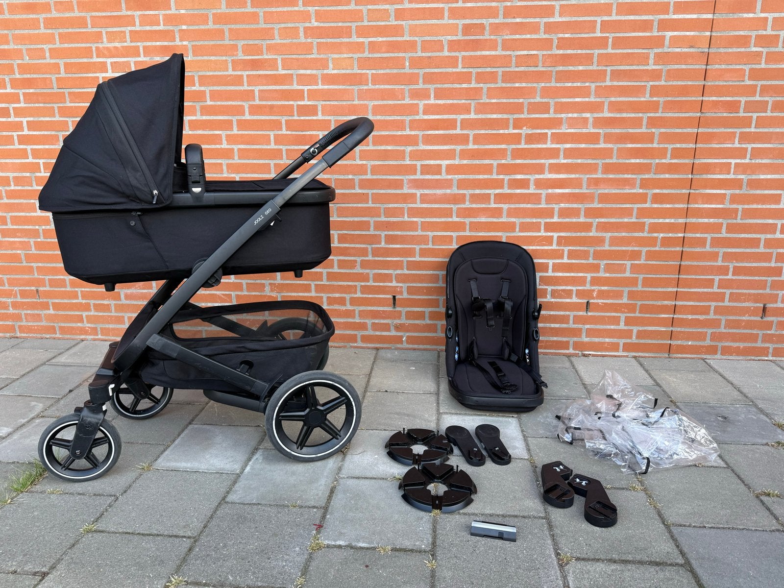 Joolz Geo 3 duowagen, Kinderen en Baby's, Kinderwagens en Combinaties, Ophalen, Gebruikt, Combiwagen, Met reiswieg