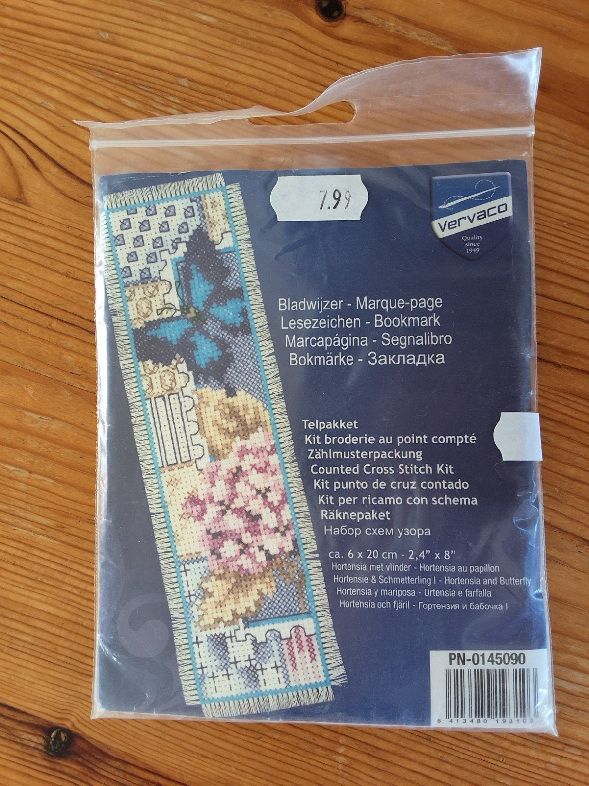 borduurpakket bladwijzer, Ophalen of Verzenden, Nieuw, Handborduren, Borduurpakket