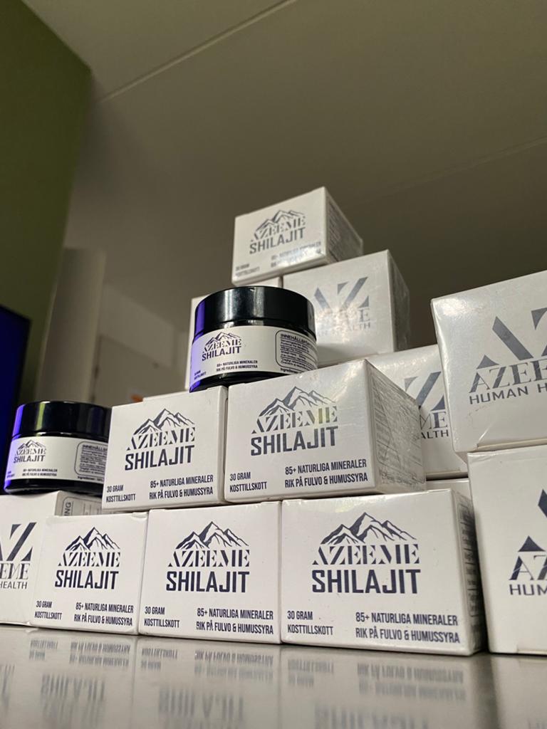 Azeeme Shilajit Resin 30G | Premium Himalaya Supplement, Ophalen of Verzenden, Nieuw, Lippen, Overige typen
