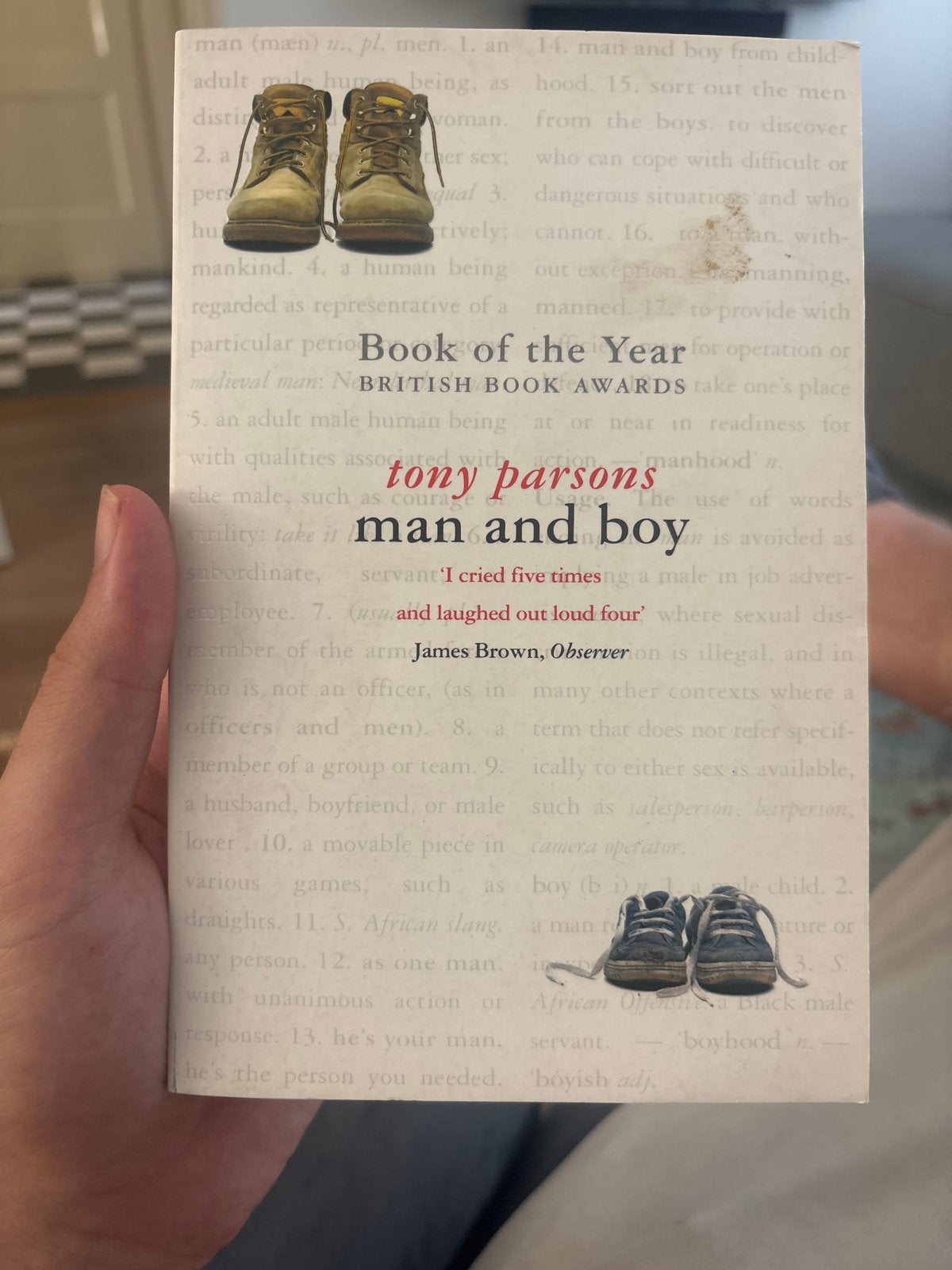 Man and Boy - Tony Parsons (Engels), Boeken, Ophalen of Verzenden, Gelezen, Europa overig