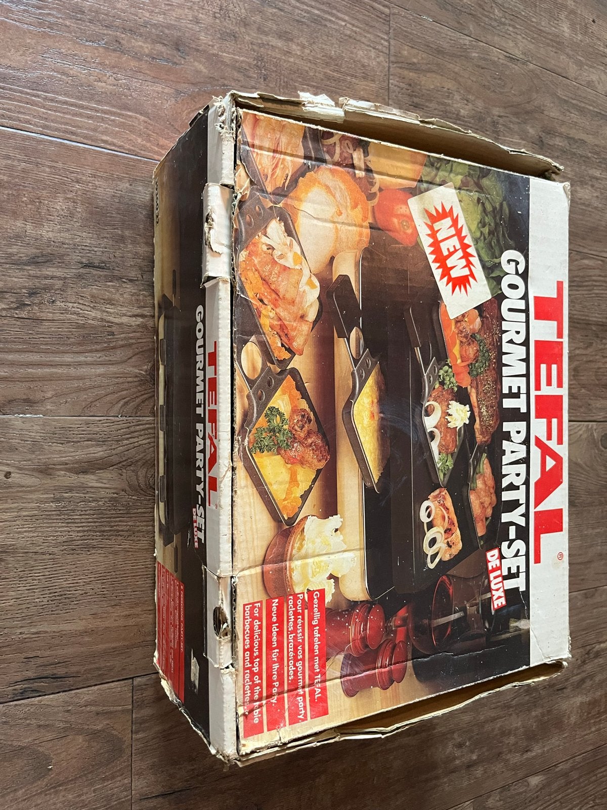 Tefal Gourmet Party-Set Deluxe Raclette Grill, Witgoed en Apparatuur, Ophalen of Verzenden, Gebruikt, 4 t/m 7 personen