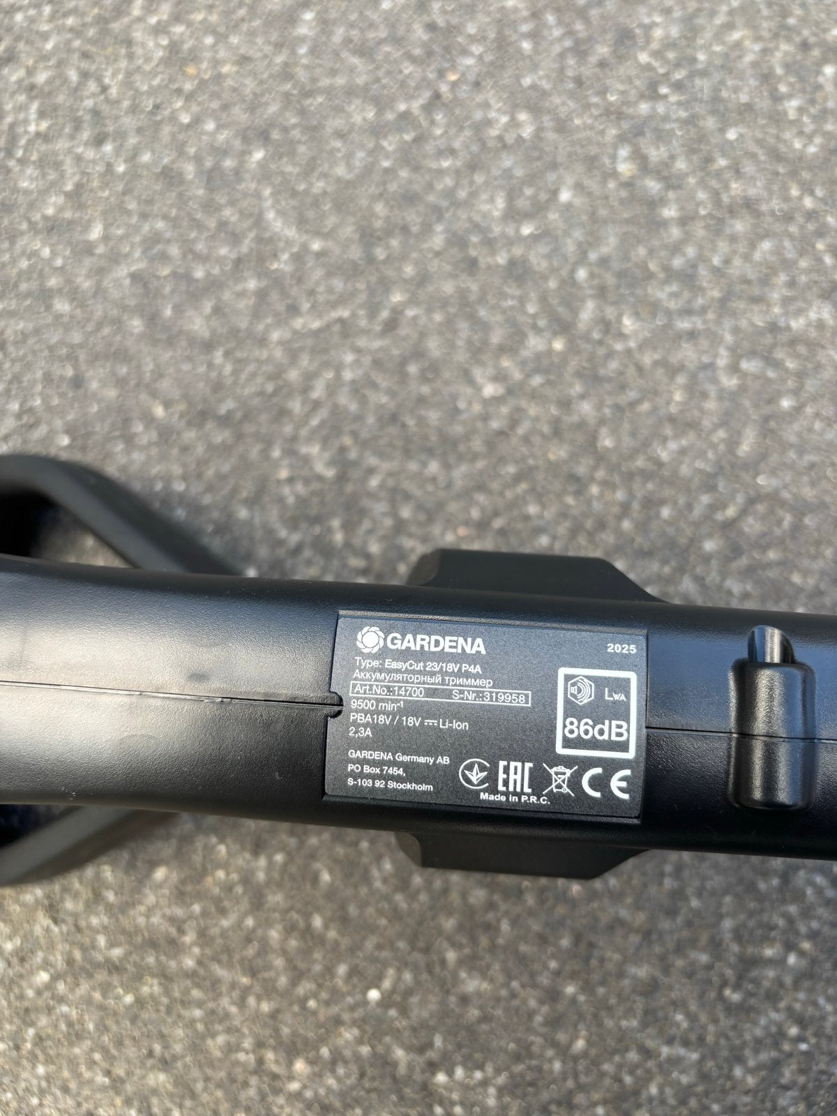 Gardena EasyCut 23/18V P4A Accu-grastrimmer, Tuin en Terras, Grasmaaiers, Ophalen, Cirkelmaaier, Minder dan 30 cm, Accu-grasmaaier