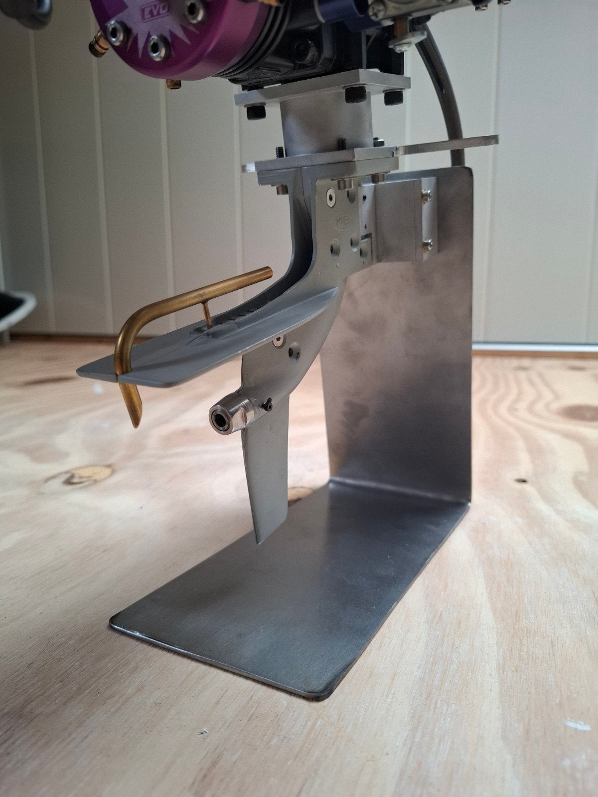 RC Boot outboard/staartstuk voor 2-takt., Ophalen of Verzenden, Gebruikt