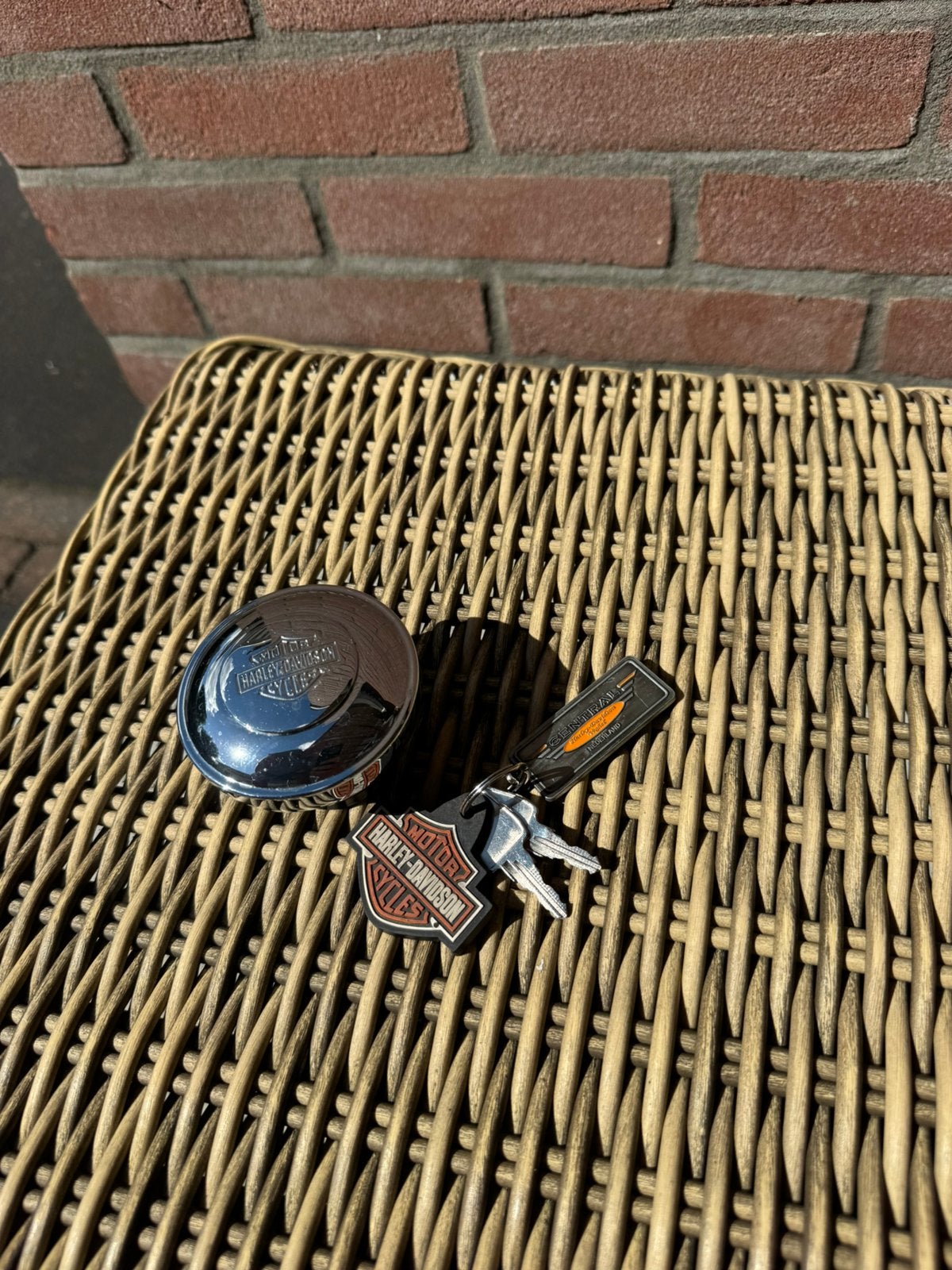 Harley Davidson afsluitbare tankdop, Ophalen, Gebruikt