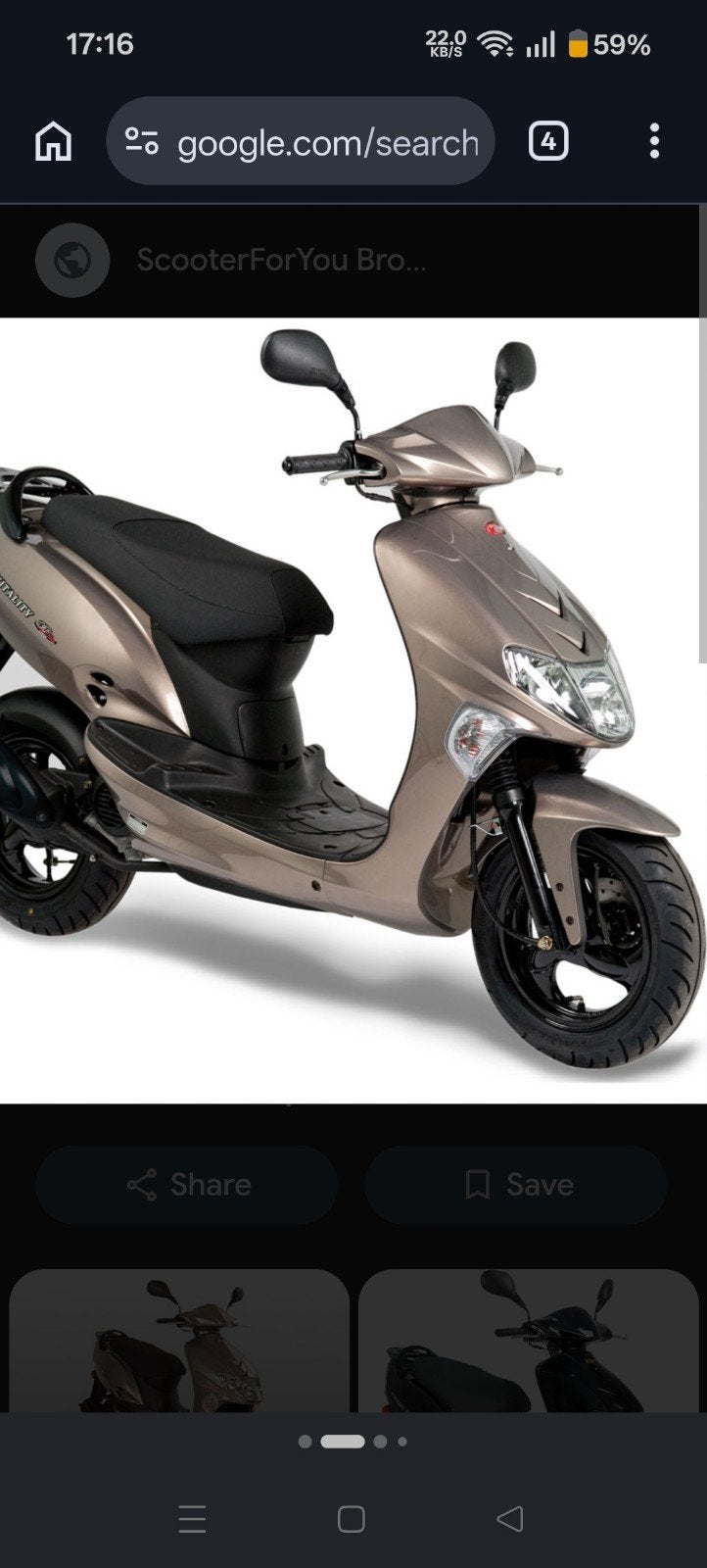 Kymco Vitality Scooter 45 kmph. (heh), Ophalen of Verzenden, Zo goed als nieuw, Benzine