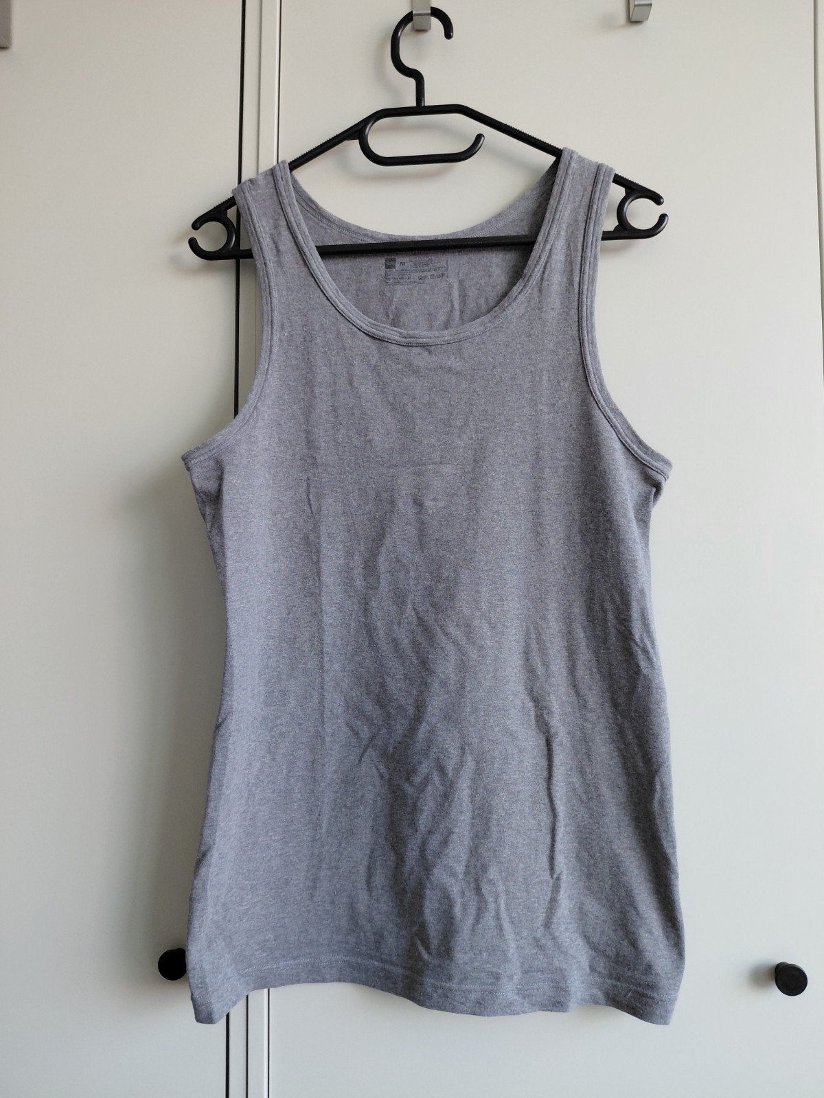 Grijs mouwloos shirt - Maat M, Kleding | Heren, T-shirts, Maat 48/50 (M), Grijs, Gedragen, Ophalen