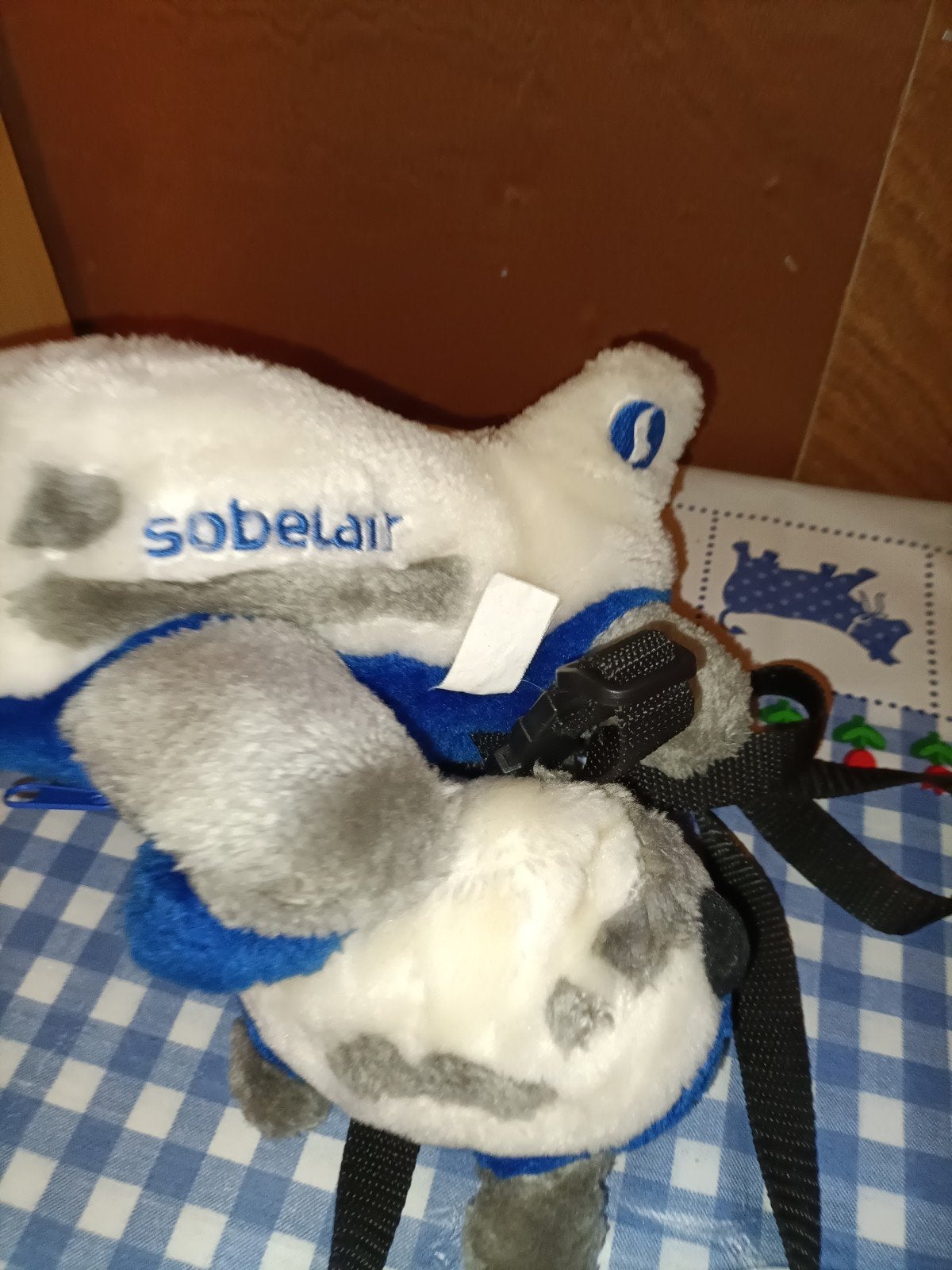 Vliegtuig rugtas knuffel Sobelair, Ophalen of Verzenden, Zo goed als nieuw, Overige typen