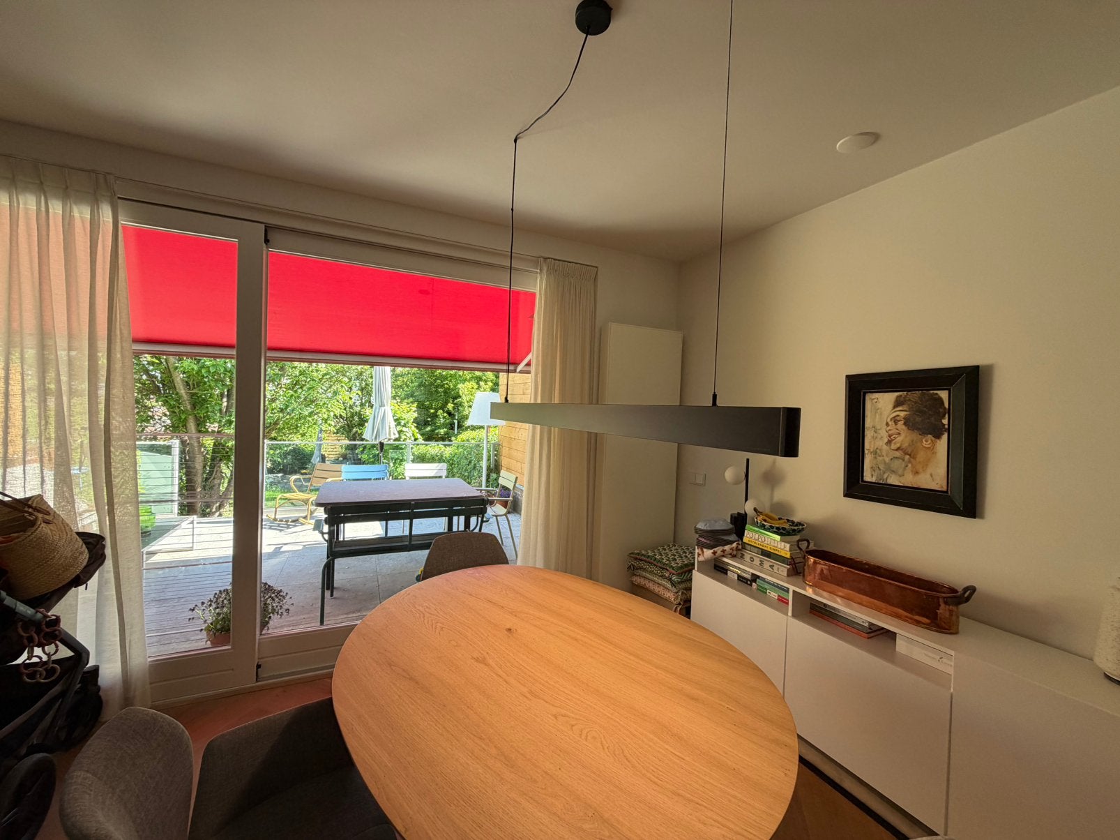 Jansen & De Bont Pendand 150cm matzwart, Ophalen, Overige materialen, Zo goed als nieuw, 75 cm of meer