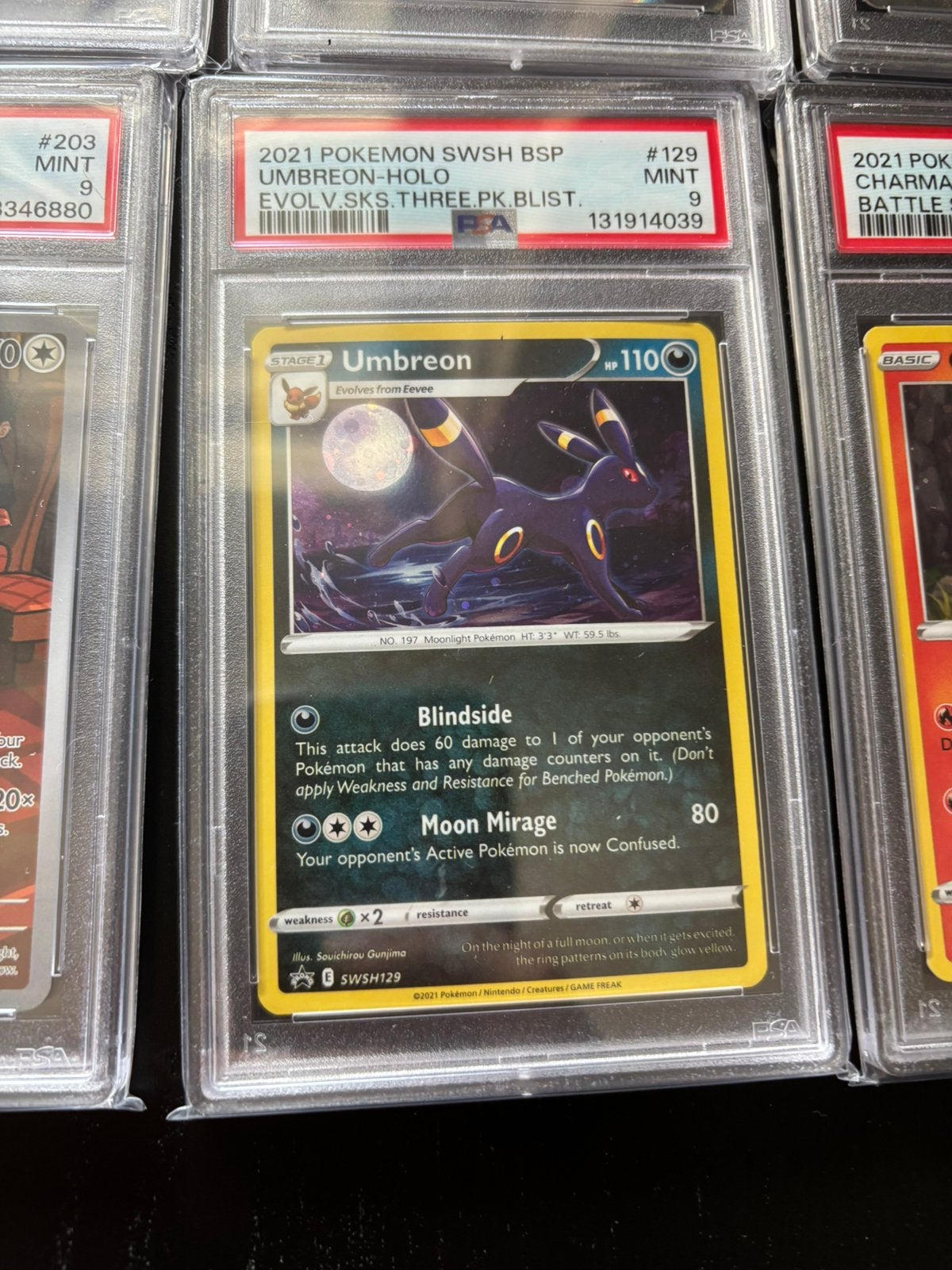 Umbreon promo psa9, Ophalen of Verzenden, Zo goed als nieuw