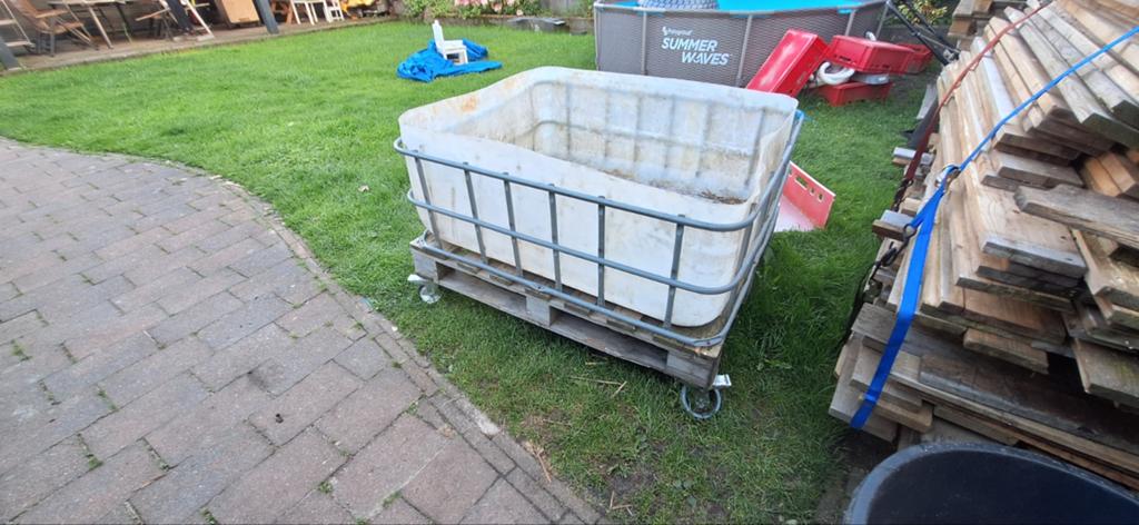 Hottub waterbak vijver vijverbak, Tuin en Terras, Ophalen, Gebruikt, Vast