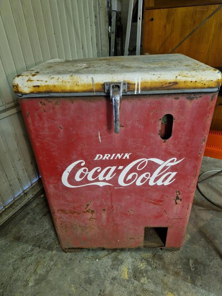 Vintage Coca-Cola Koelkast - Uniek Decoratiestuk, Witgoed en Apparatuur, Ophalen, Coca-Cola, Onbekend, Minder dan 75 liter