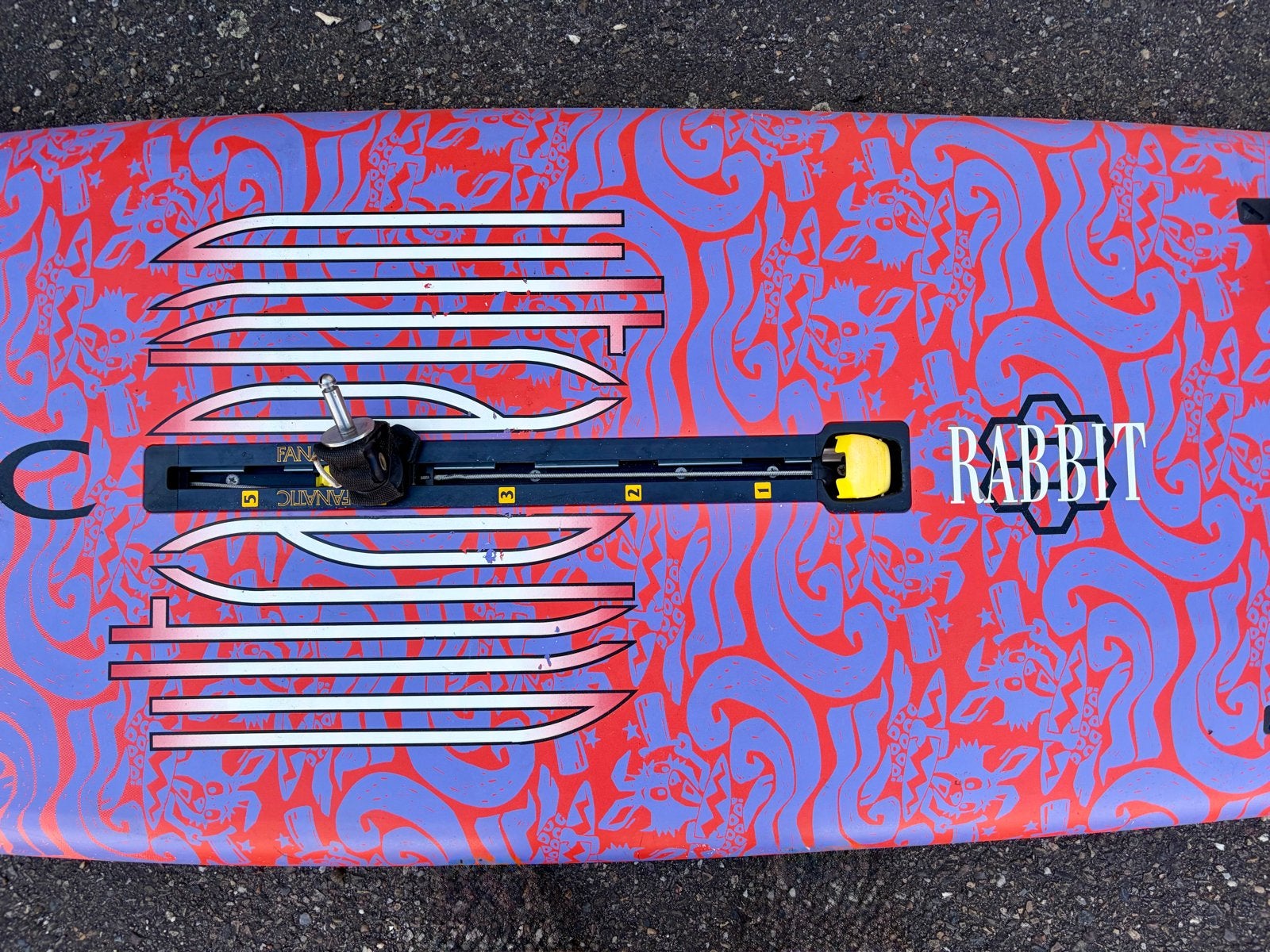 Fanatic Ultra Rabbit Surfplank - 130 liter, Watersport en Boten, Windsurfen, Ophalen, Met voetbanden, Fanatic, Zo goed als nieuw