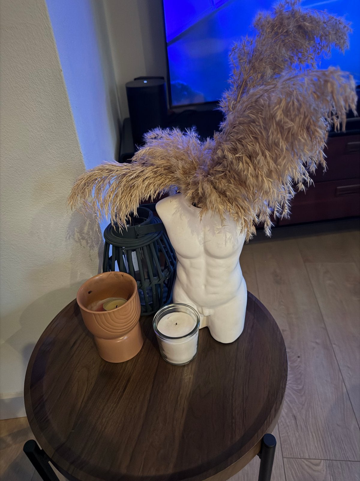 Decoratief Man Lichaamsbeeldje - 27cm Hoog, Ophalen, Gebruikt, Modern, Wit