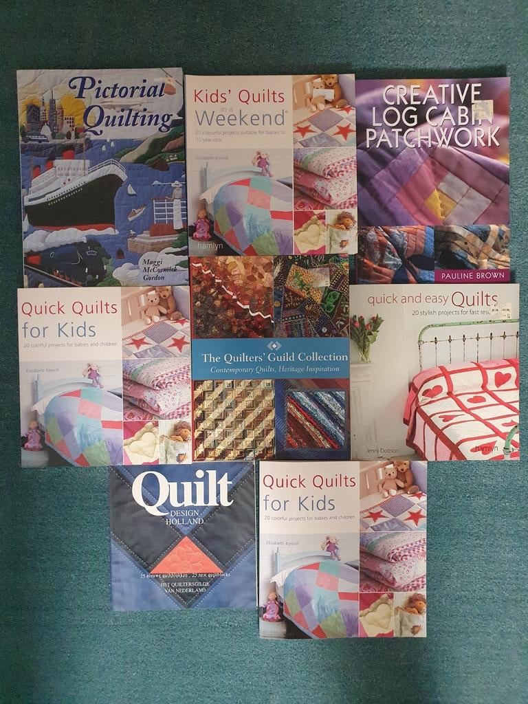 Quilt boeken, Boeken, Hobby en Vrije tijd, Ophalen of Verzenden, Zo goed als nieuw, Overige onderwerpen, Diverse auteurs
