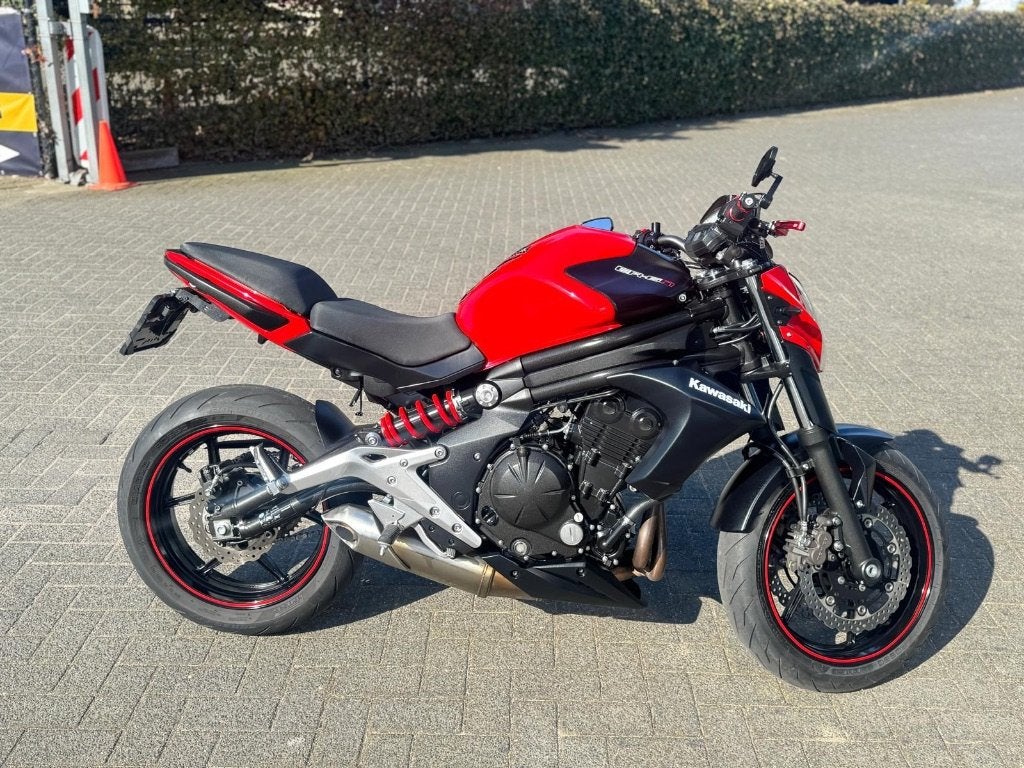Unieke rode Kawasaki er6n abs 2015. Km 15000, 2 cilinders, Particulier, Meer dan 35 kW, Sportuitlaat