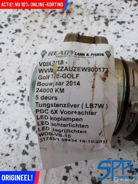 E-GOLF GOLF 7 VII Aandrijfas LINKS 5QE407271C 5QE 407 271C, Audi, Gebruikt