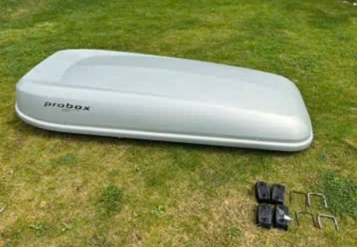 XL grote dakkoffer 600 liter - Hapro Probox 660 skibox, Ophalen, Zo goed als nieuw