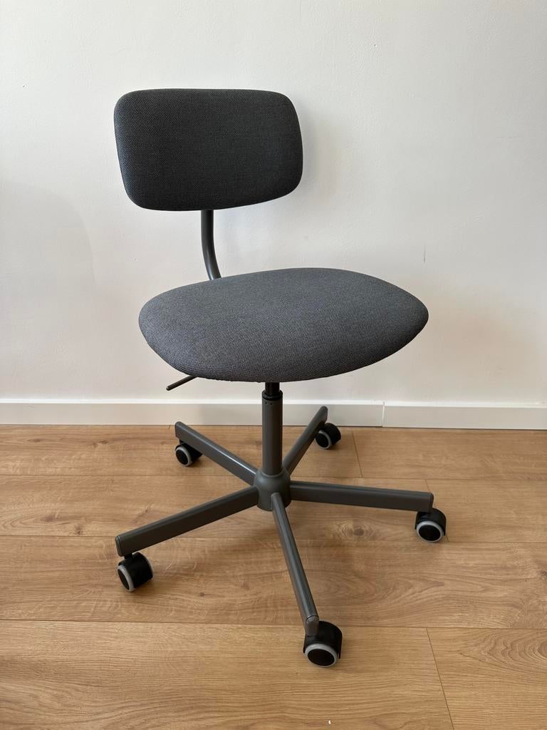 IKEA Bleckberget bureaustoel, Huis en Inrichting, Bureaustoelen, Ophalen, Zo goed als nieuw, Grijs