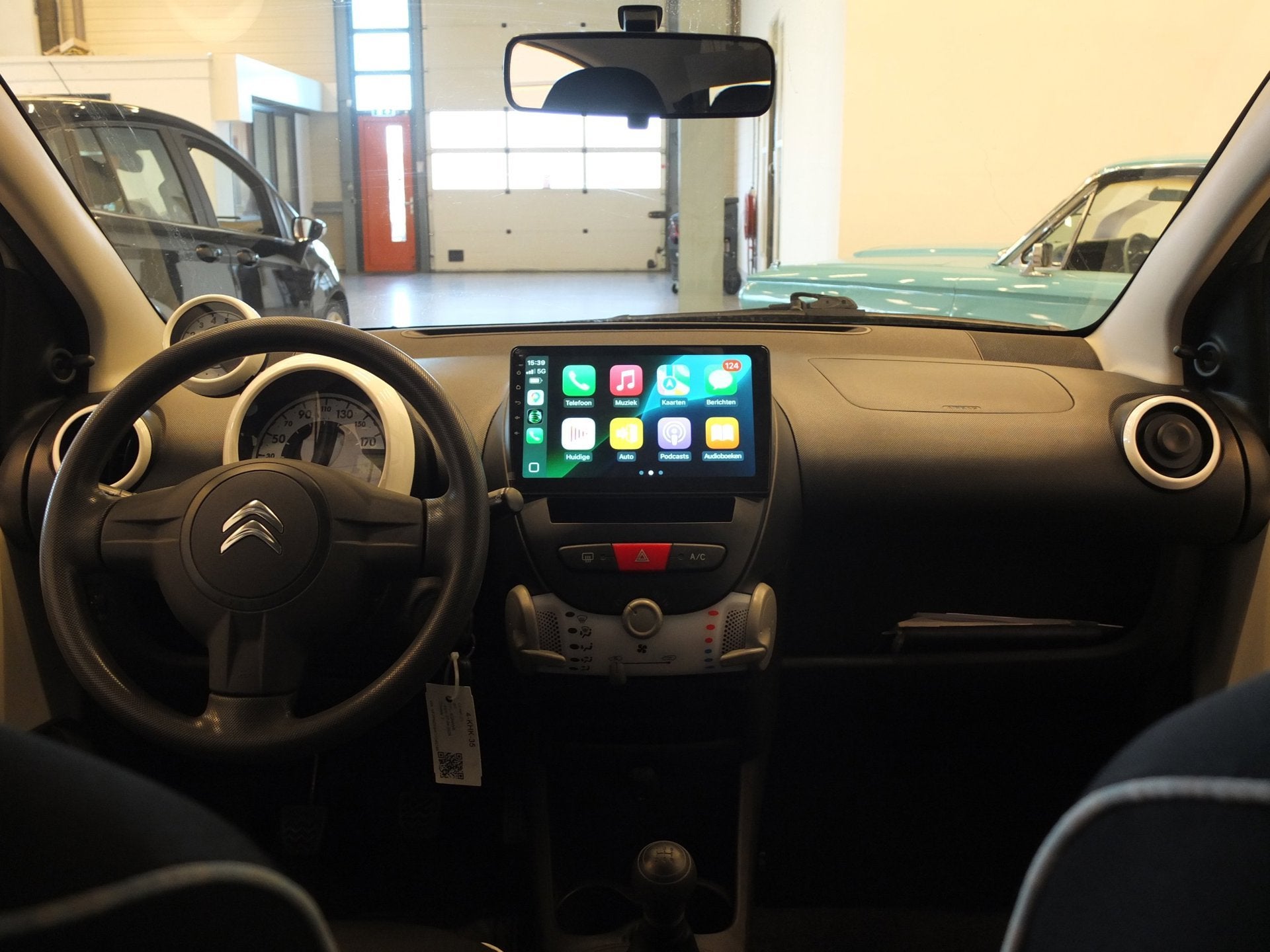 Citroen C1 Collection | Carplay | Airco | 100% Onderhouden, Euro 5, Stof, Gebruikt, Zwart