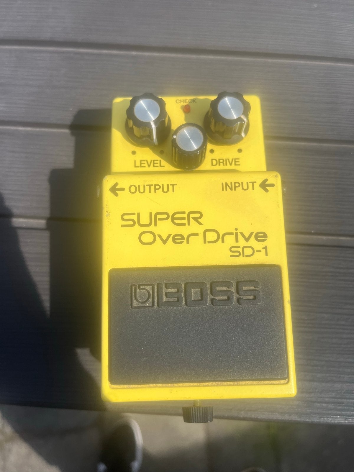 Boss Super OverDrive SD-1 gitaarpedaal, Ophalen of Verzenden, Gebruikt, Distortion, Overdrive of Fuzz