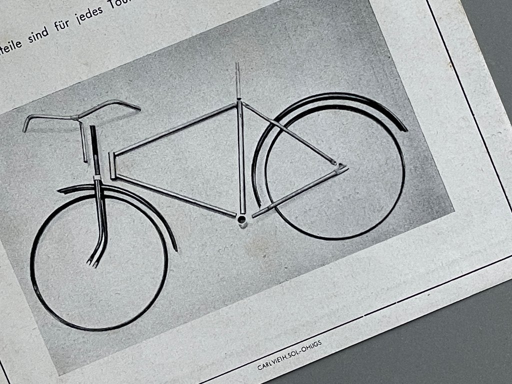 fiets  Folder KPZ kronprinz Fahrradteile (jaren 30) , Ophalen of Verzenden