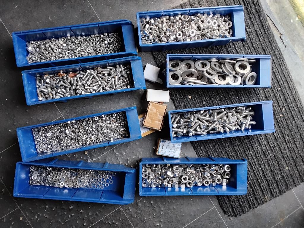 Bevestiging materiaal rvs verschillende maten, Ophalen, Nieuw, Minder dan 50 mm, Rvs