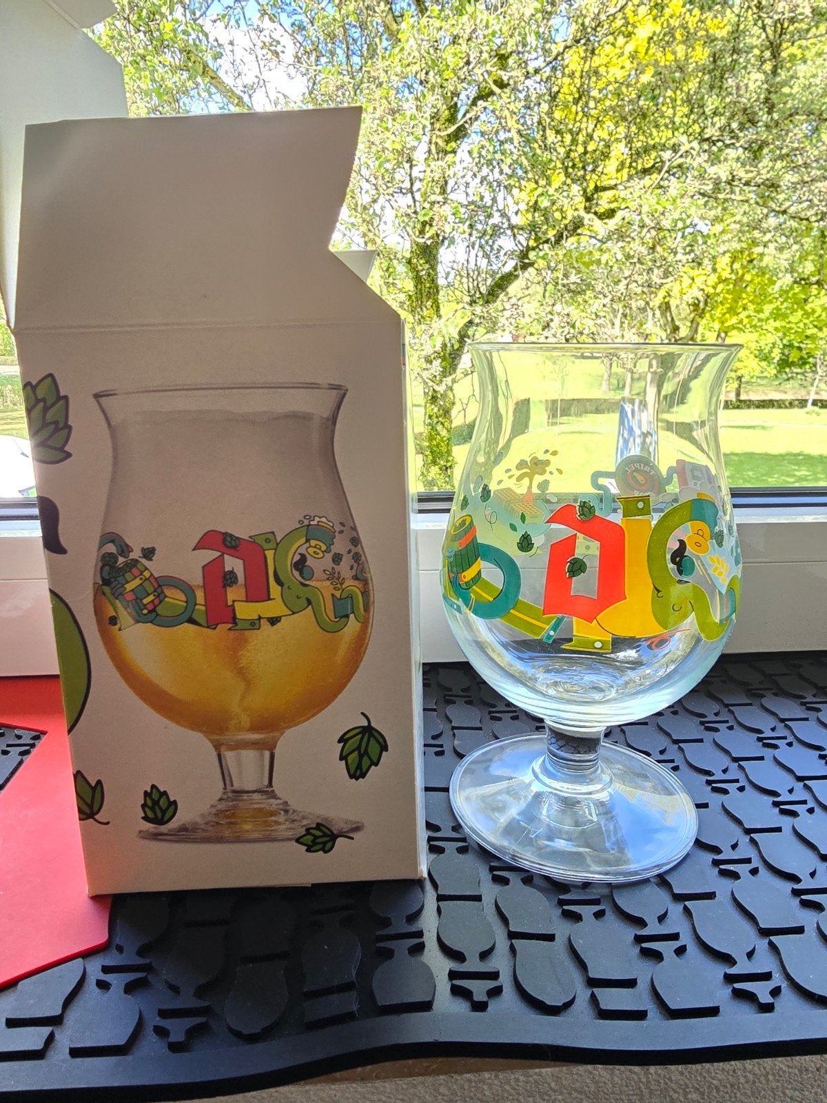 Duvel glas Tripel Hop, Verzamelen, Biermerken, Ophalen of Verzenden, Nieuw, Glas of Glazen