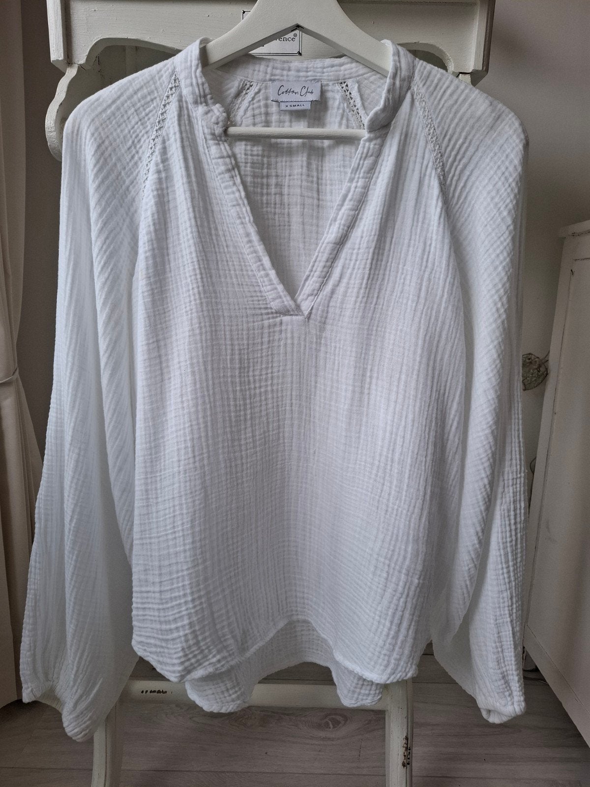 Cotton Club blouse mt. XS, Verzenden, Wit, Nieuw, Maat 34 (XS) of kleiner