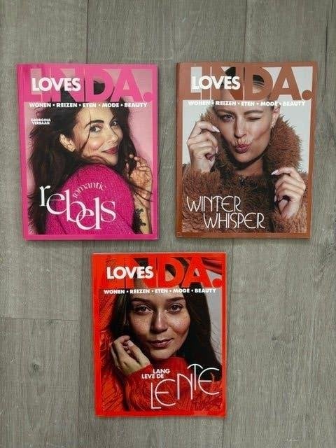 3 x Linda Loves  - 186 pagina's per tijdschrift, Ophalen of Verzenden, Zo goed als nieuw, Damesbladen