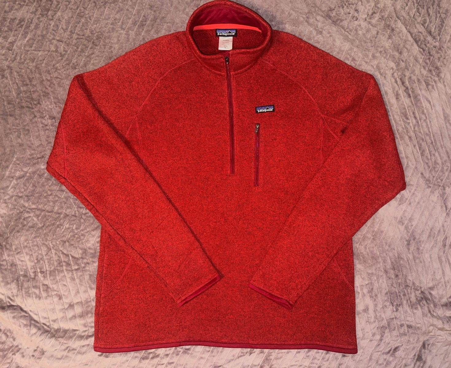 Patagonia Better Sweater 1/4-Zip Fleece Pullover, Ophalen of Verzenden, Zo goed als nieuw, Maat 56/58 (XL), Rood