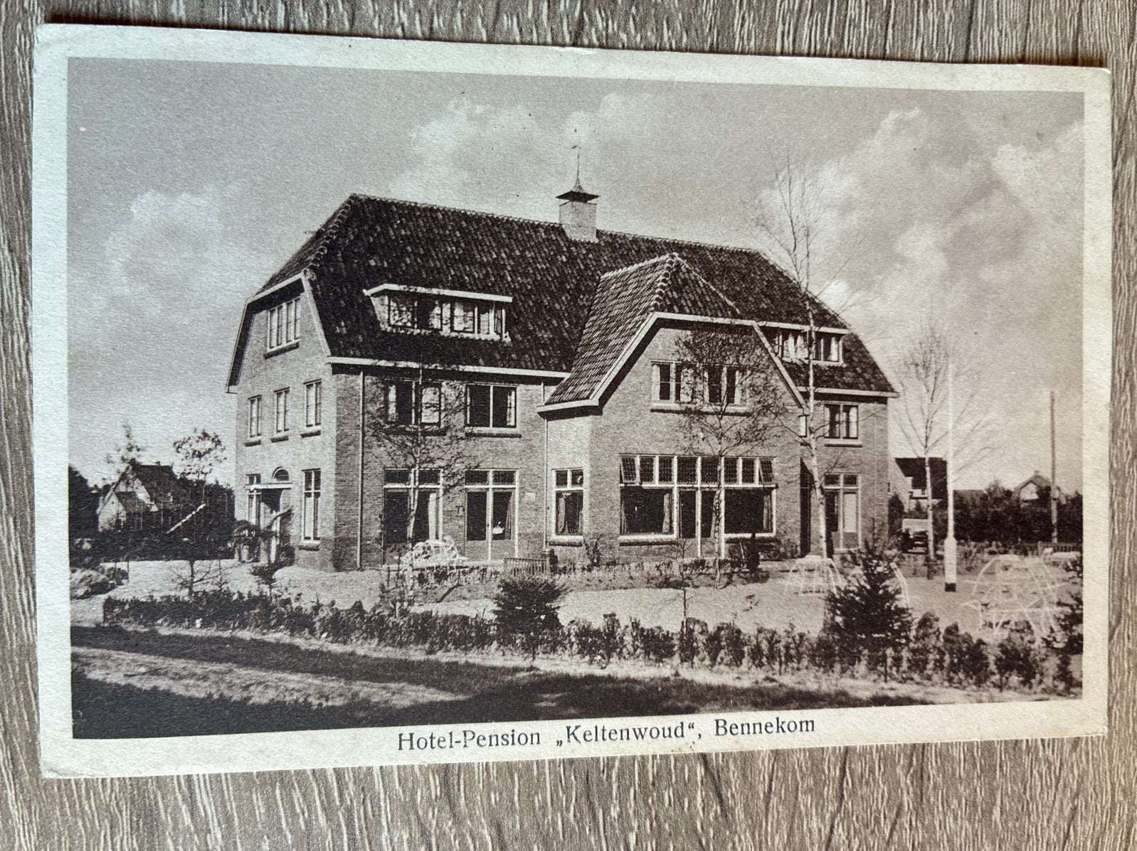 Oude ansichtkaart Hotel-Pension "Keltenwoud" Bennekom, Ophalen of Verzenden, 1920 tot 1940, Ongelopen, Gelderland