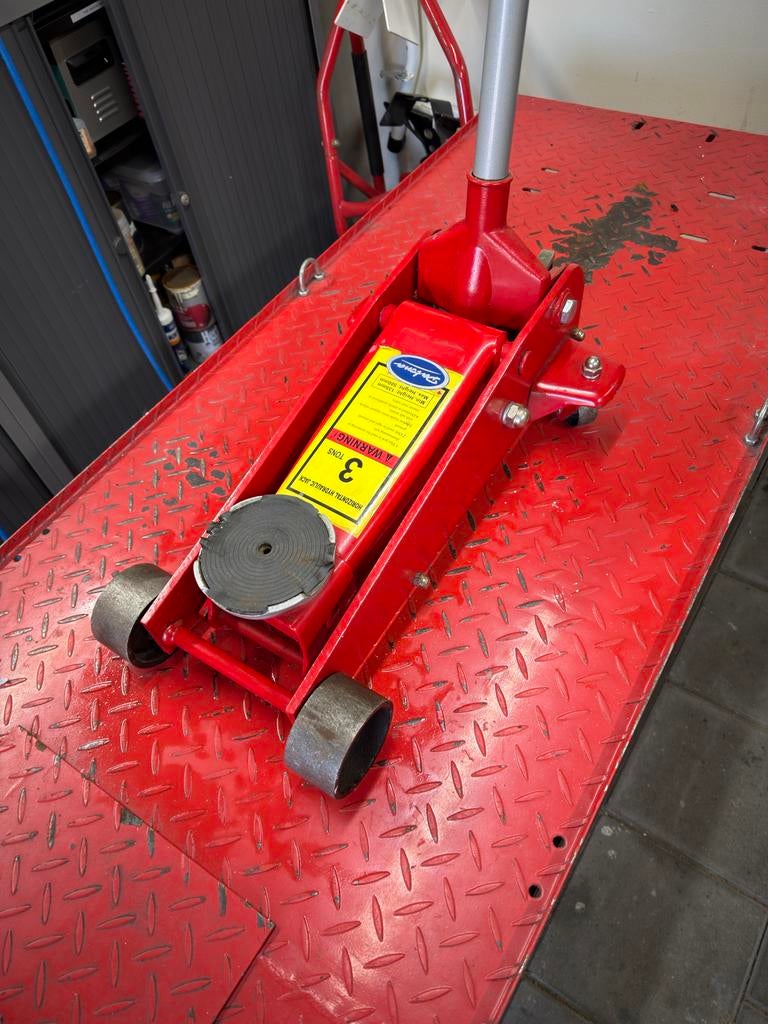 Datona Garagekrik 3 Ton - Hydraulisch, Ophalen of Verzenden, Gebruikt, Hydraulisch, Garagekrik