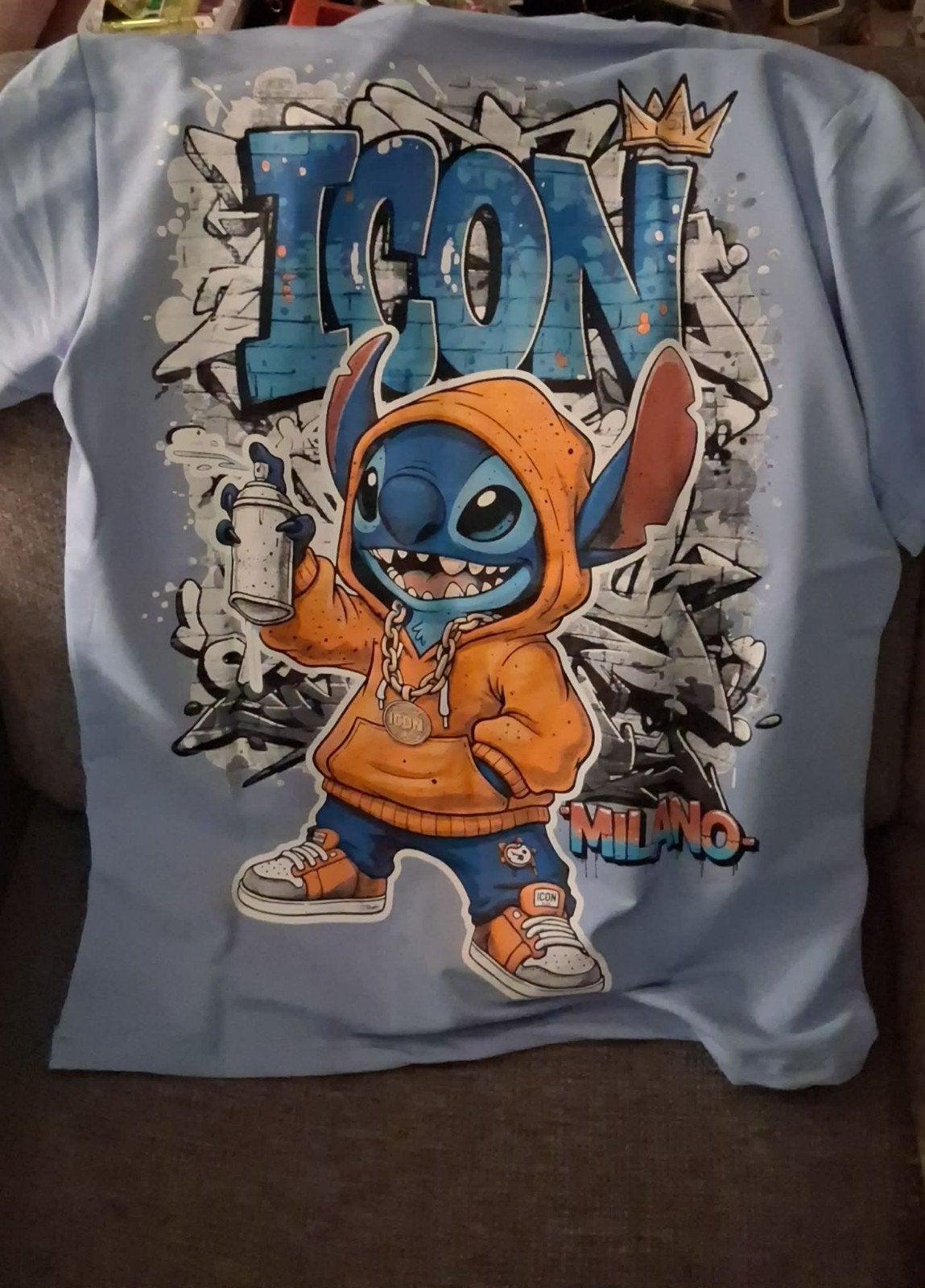 Nieuw T-shirt met Stitch print - Maat M, ICON, Nieuw, Ophalen of Verzenden, Maat 48/50 (M)