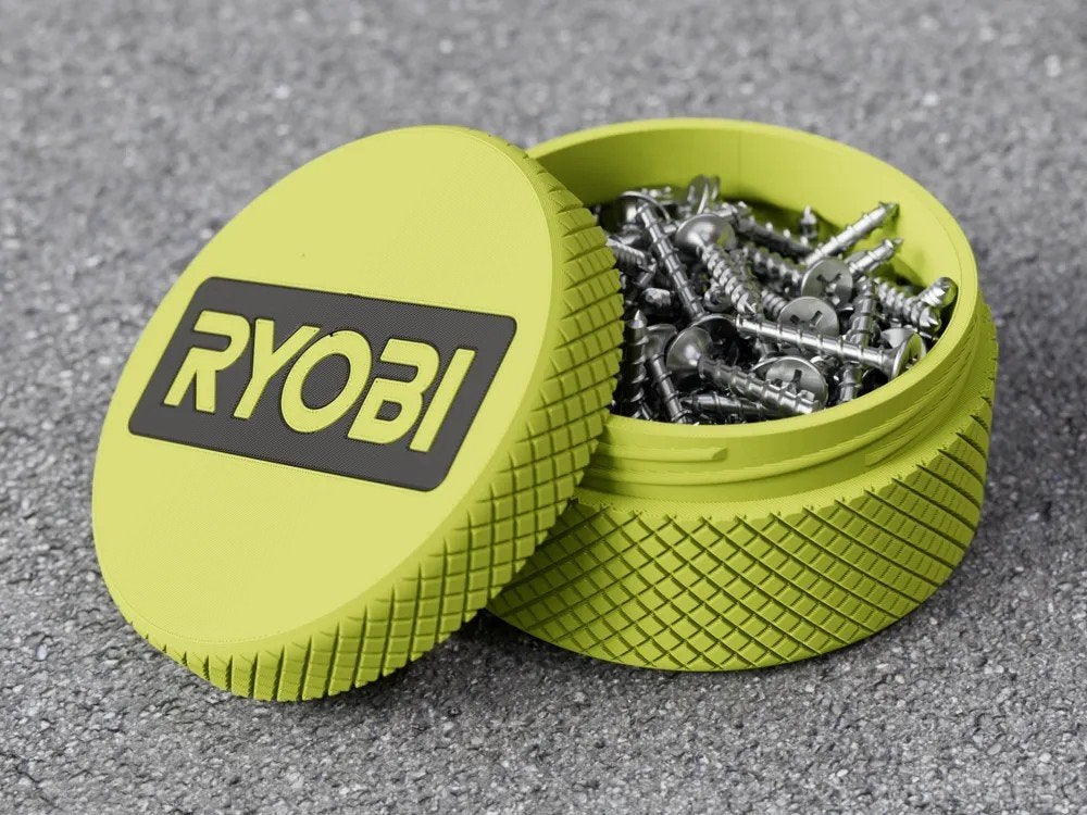 3D geprinte Ryobi schroeven box - Handige opberger, Ophalen of Verzenden