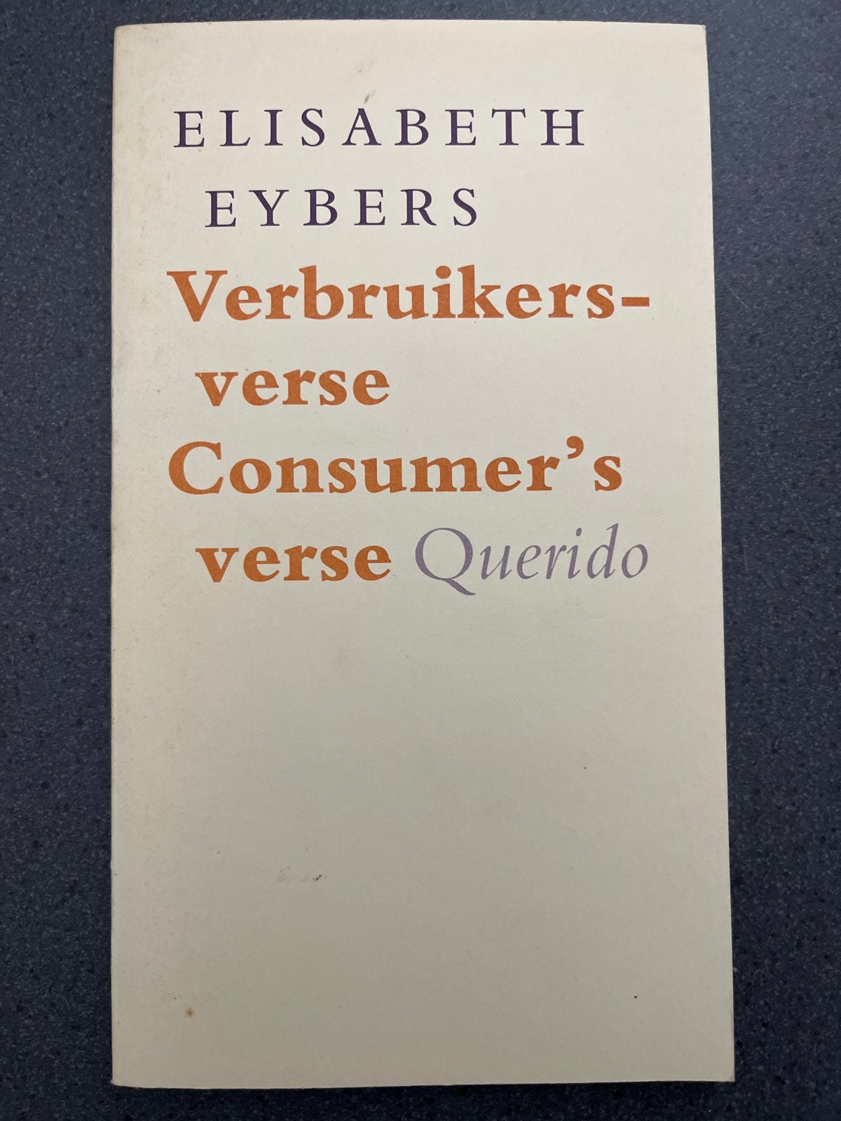 Elisabeth Eybers - Verbruikersverse / Consumer's verse, Ophalen of Verzenden, Zo goed als nieuw, Eén auteur