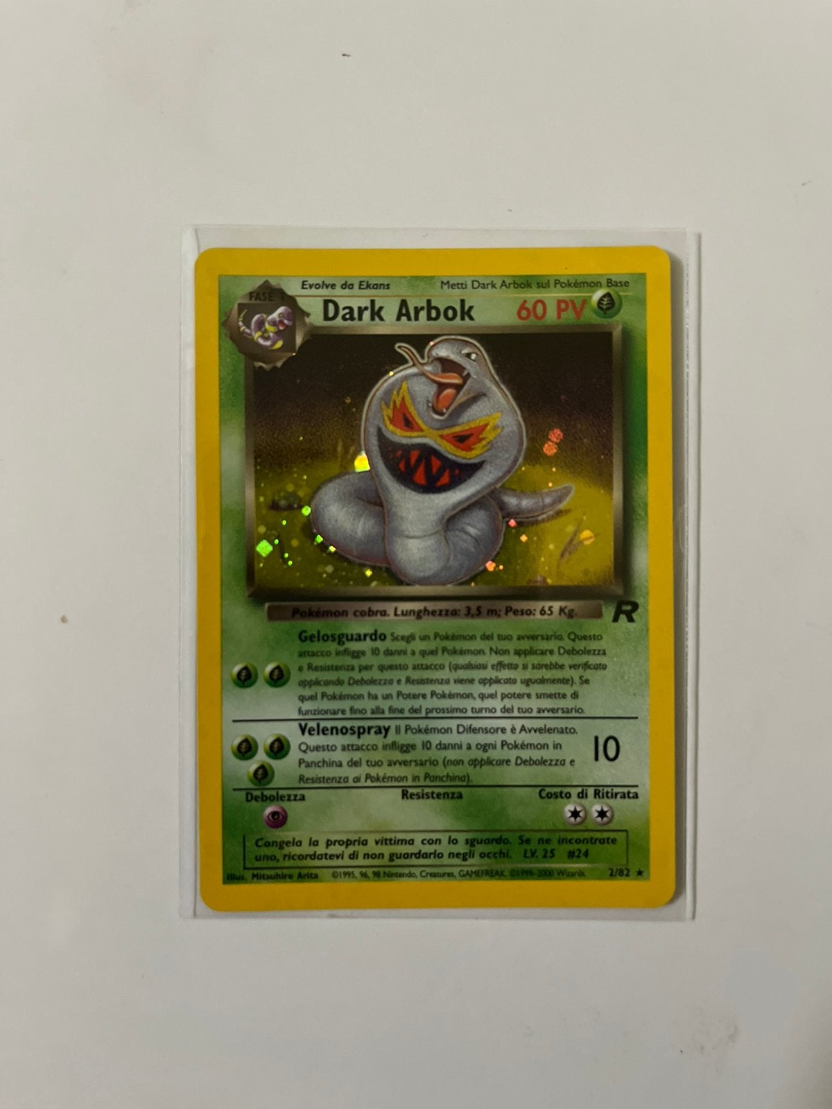 Pokemon Team Rocket - Dark Arbok (HOLO), Hobby en Vrije tijd, Verzamelkaartspellen | Pokémon, Verzenden, Gebruikt