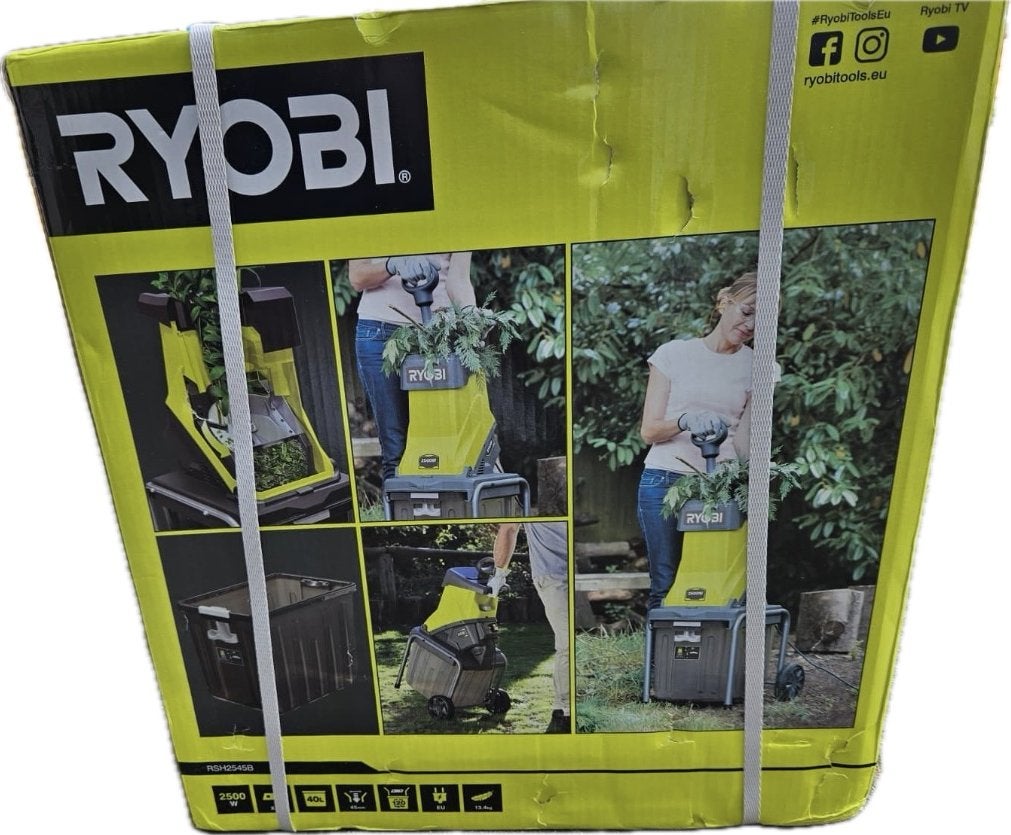 Ryobi 2500W Elektrische Hakselaar, Tuin en Terras, Via RYOBI/TTI klantenservice, Max-Eyth-Straße 10, 71364 Winnenden, Duitsland