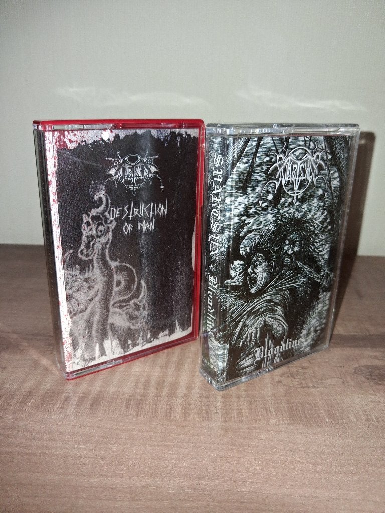 Svartsyn – Destruction of Man & Bloodline CASSETTES, Ophalen of Verzenden