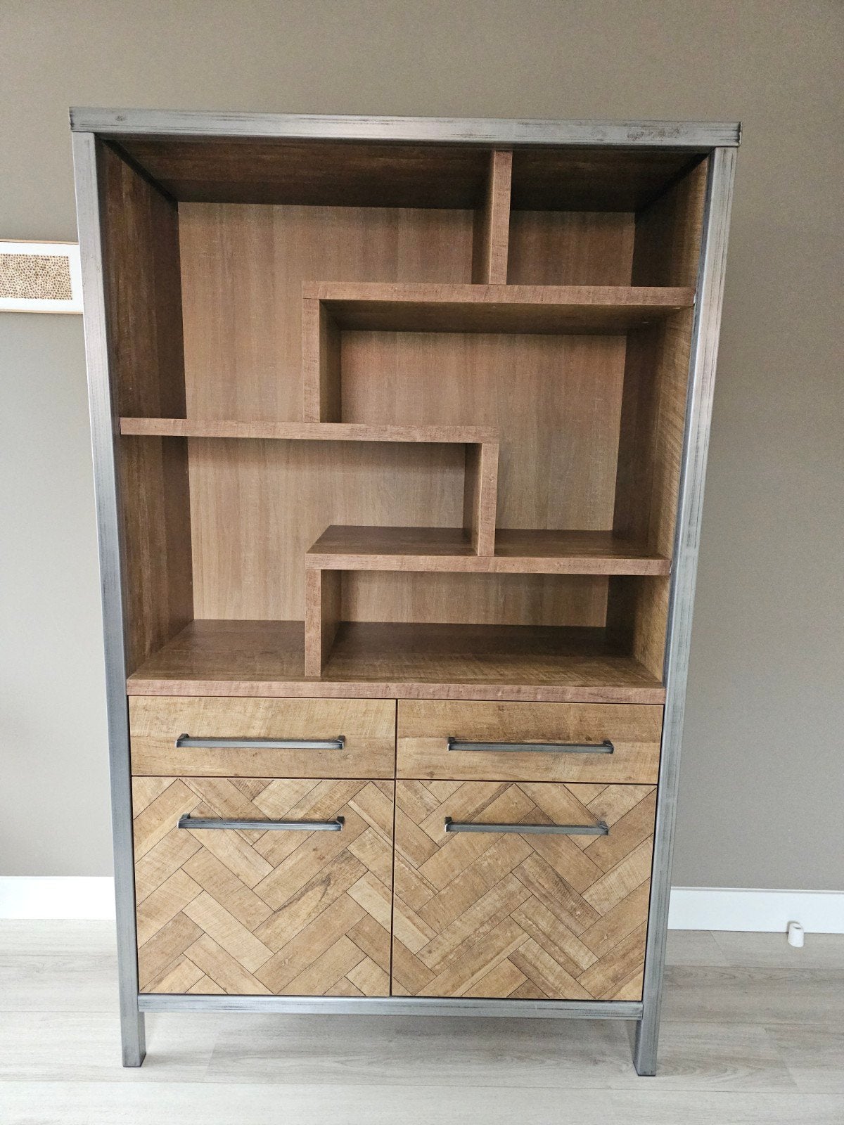Kast voor in de woonkamer met laden en deuren, Ophalen, 100 tot 150 cm, Zo goed als nieuw, 25 tot 50 cm