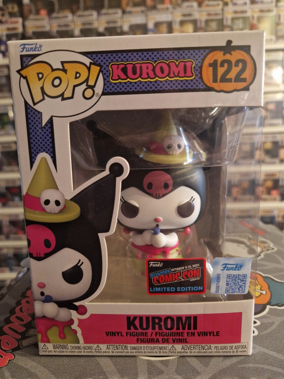 Funko Kuromi 122 officiele NYCC sticker, Verzamelen, Poppetjes en Figuurtjes, Ophalen of Verzenden, Nieuw