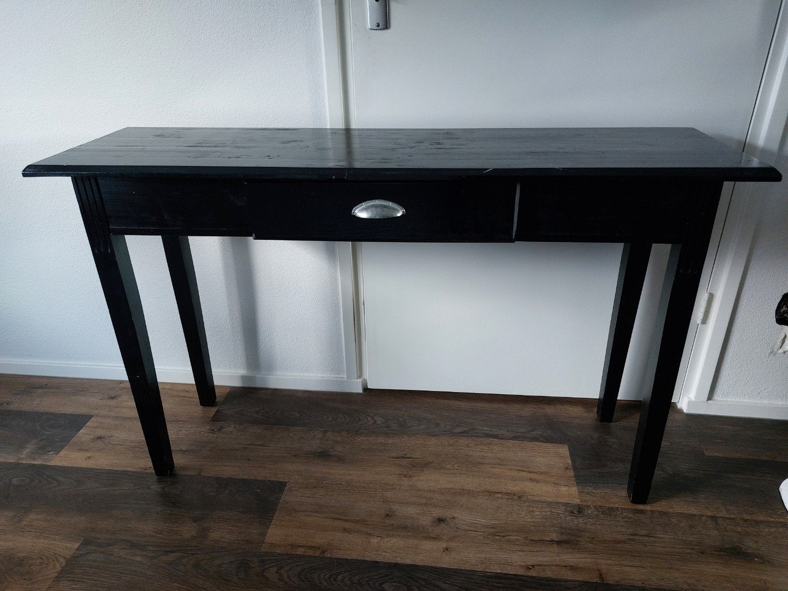 zwarte sidetable, Ophalen, Gebruikt, 100 tot 150 cm, 25 tot 50 cm