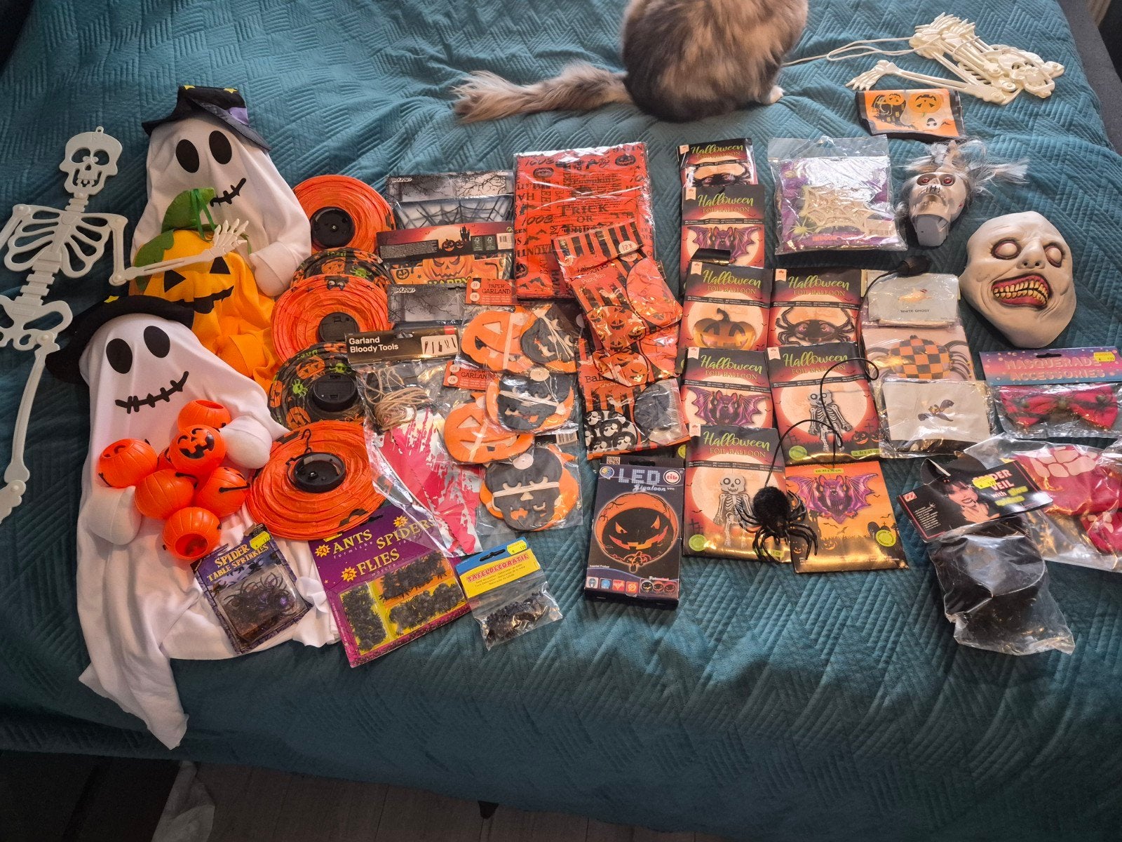 halloween pakket 1versiering, Ophalen of Verzenden, Zo goed als nieuw, Versiering, Halloween of Griezel