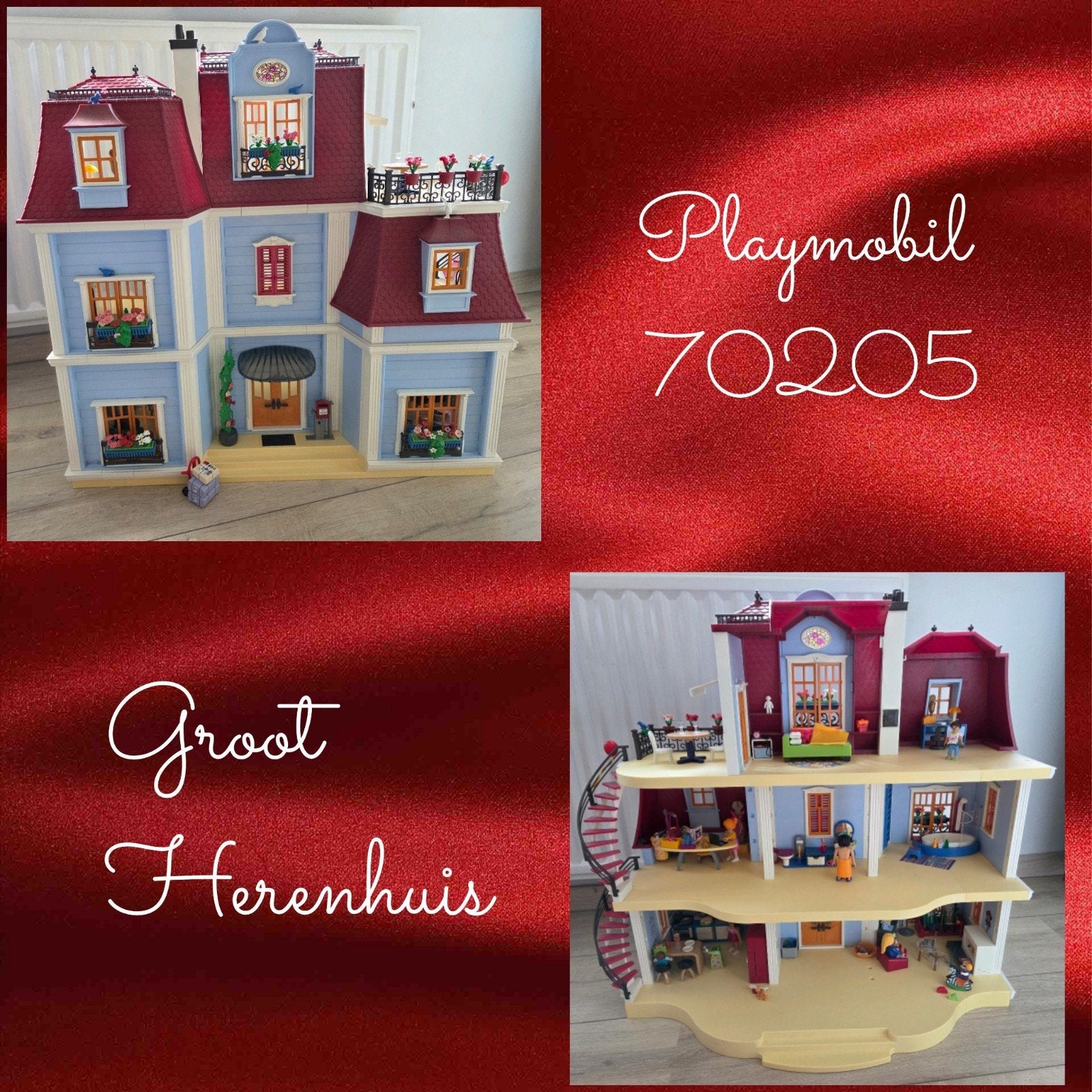 70205 Playmobil Groot Herenhuis met veel kamertjes ZGAN, Kinderen en Baby's, Speelgoed | Poppenhuizen, Ophalen of Verzenden, Zo goed als nieuw