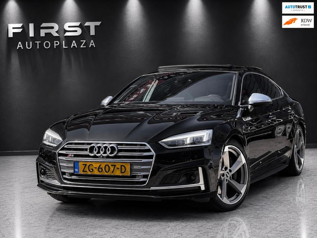 Audi S5 Sportback 3.0 TFSI S5 quattro Pro Line Plus PANO/MEM, Auto's, Audi, Gebruikt, Euro 6, 2995 cc, Zwart