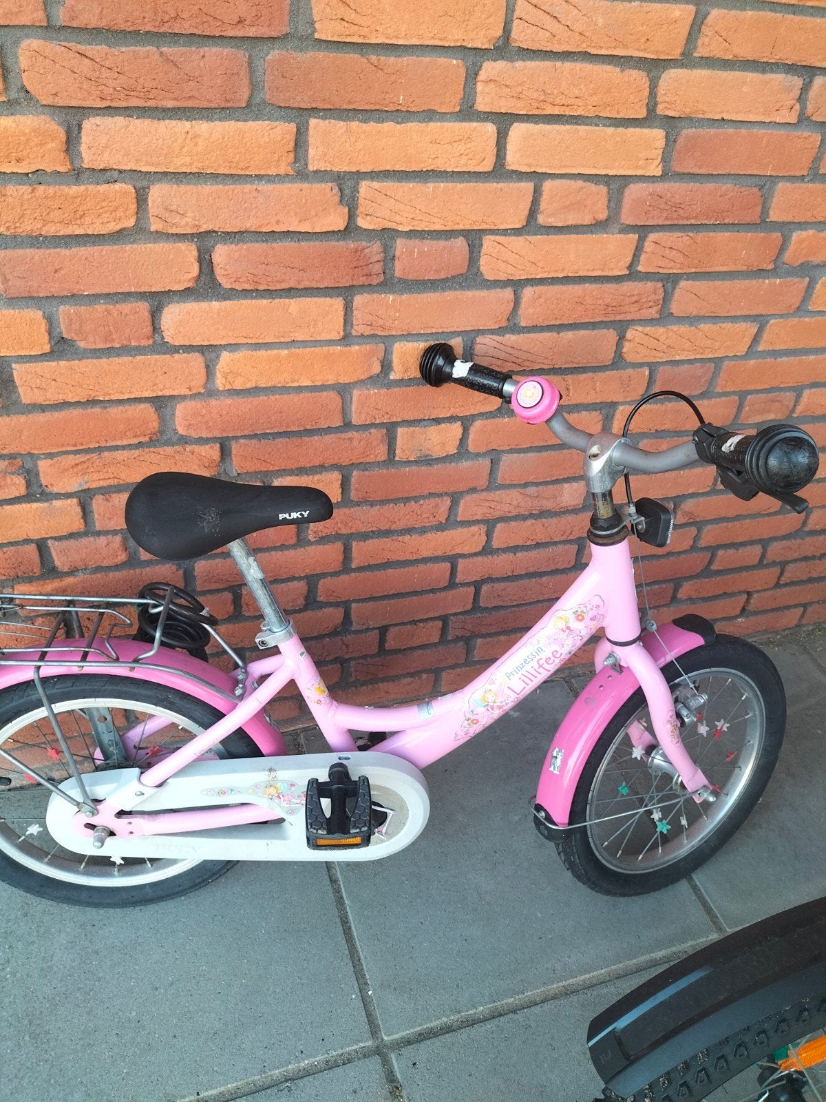 Roze Puky Lillifee kinderfiets 16 inch, Ophalen, Terugtraprem, Puky, 16 tot 20 inch