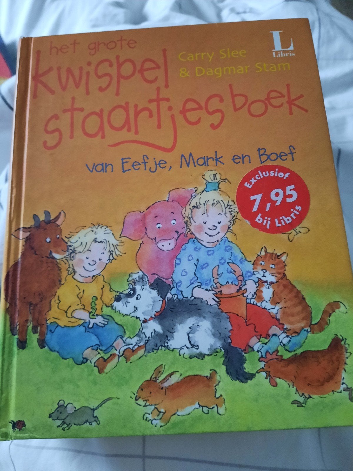 Het Grote Kwispelstaartjesboek - Carry Slee & Dagmar Stam, Ophalen of Verzenden, Zo goed als nieuw, Carry Slee & Dagmar Stam, 3 tot 4 jaar