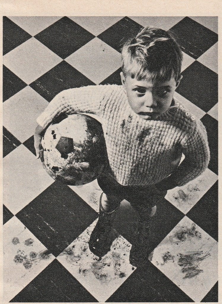 Retro reclame 1967 Dual allesreiniger jongetje smeerpoets, Verzamelen, Verzenden, Overige typen